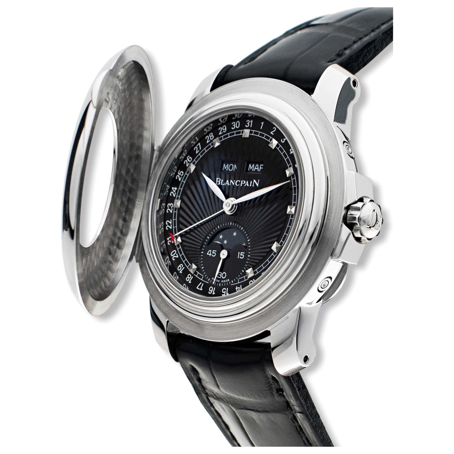 Blancpain Half Hunter Men's Watch 4563-1530-55B - Image #4