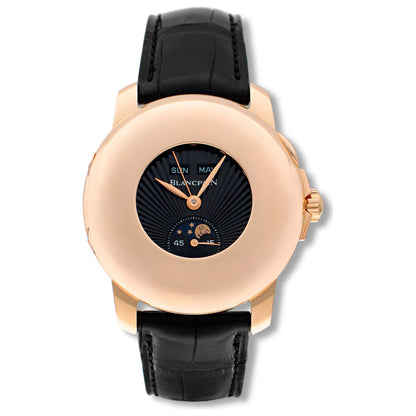 Front view of Blancpain Half Hunter Men's Watch 4563-3630-55