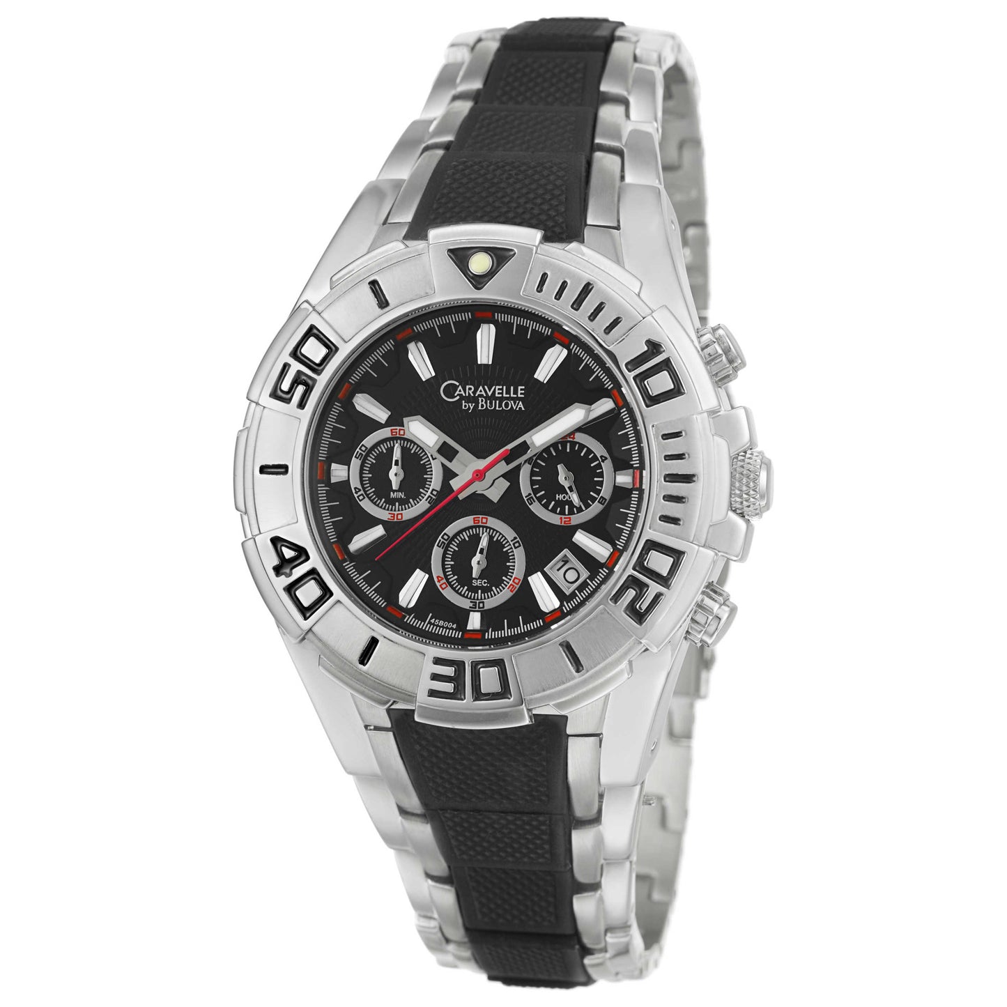 Front view of Caravelle Bracelet Men's Quartz Watch 45B004