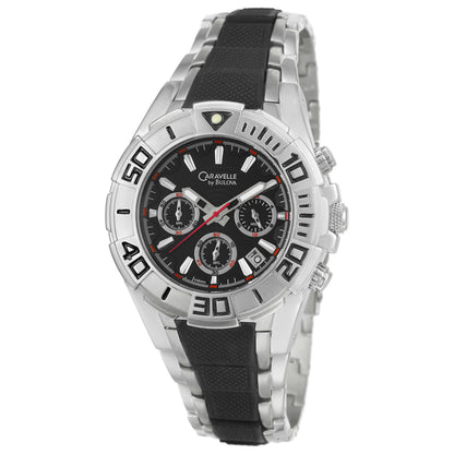 Front view of Caravelle Bracelet Men's Quartz Watch 45B004