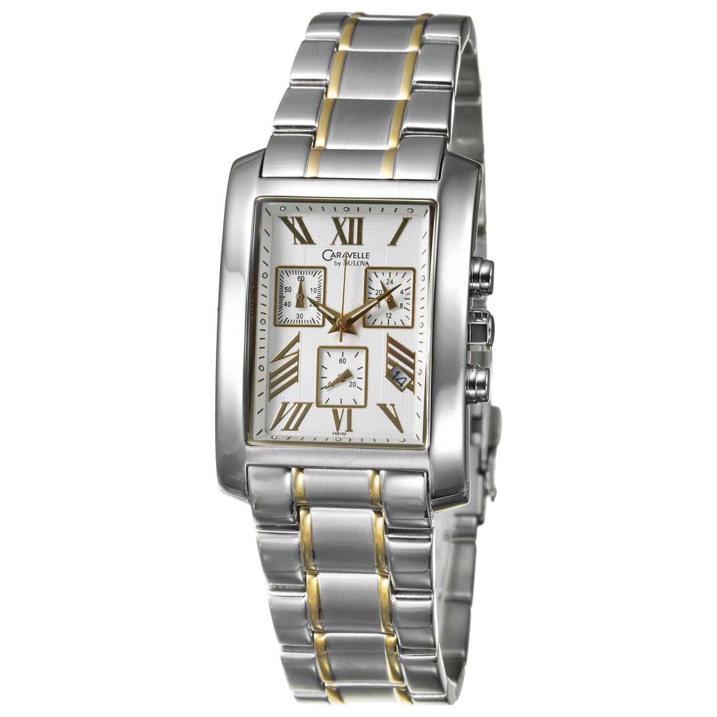 Front view of Caravelle Sport Men's Quartz Watch 45B100