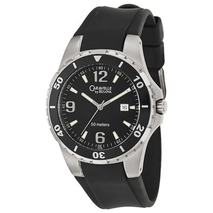 Front view of Caravelle Sport Men's Japanese Quartz (Battery-Powered) Watch 45B35