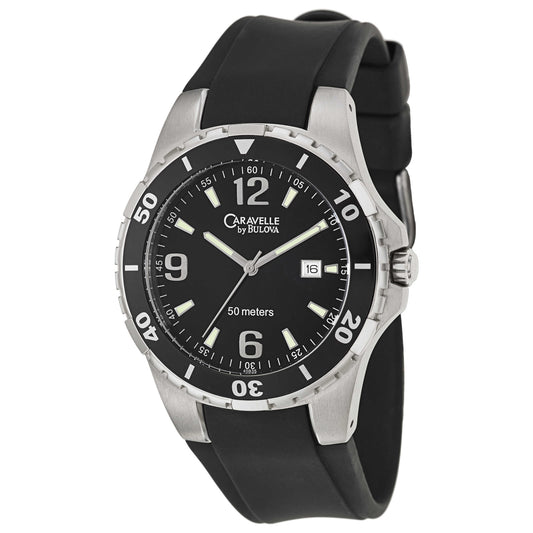 Front view of Caravelle Sport Men's Japanese Quartz (Battery-Powered) Watch 45B35