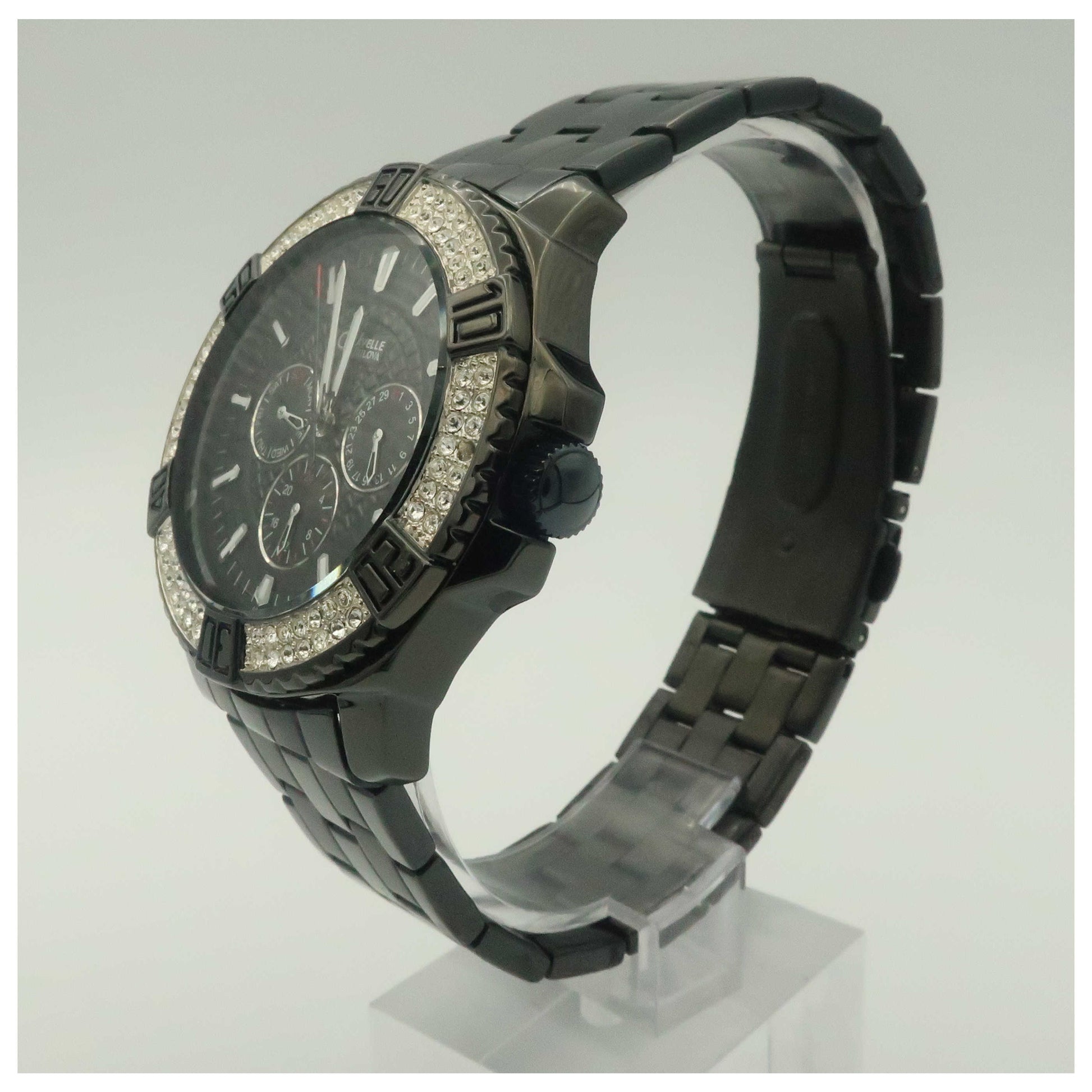 Caravelle Crystal Men's Quartz Watch 45C002-PO - Image #4