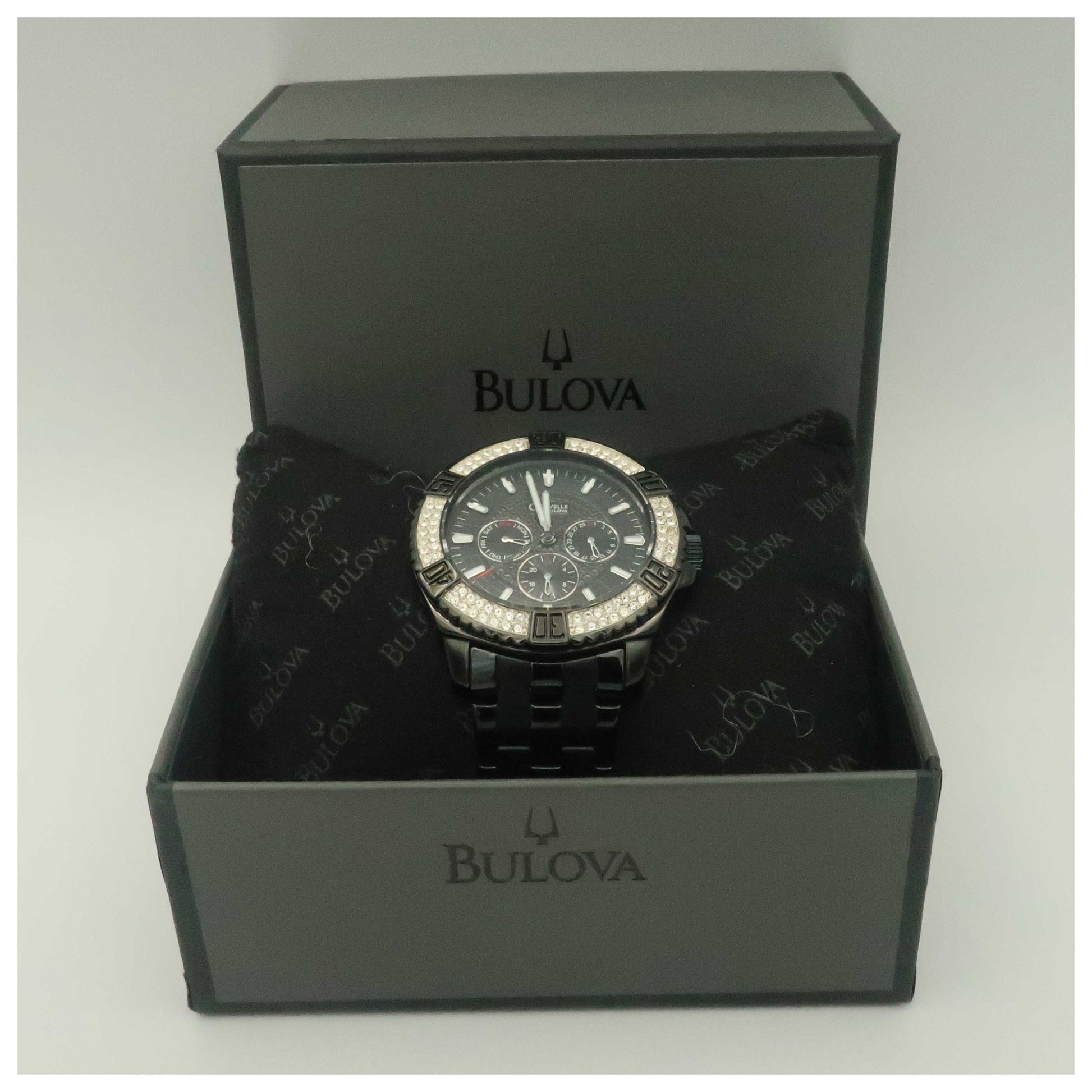 Caravelle Crystal Men's Quartz Watch 45C002-PO - Image #6