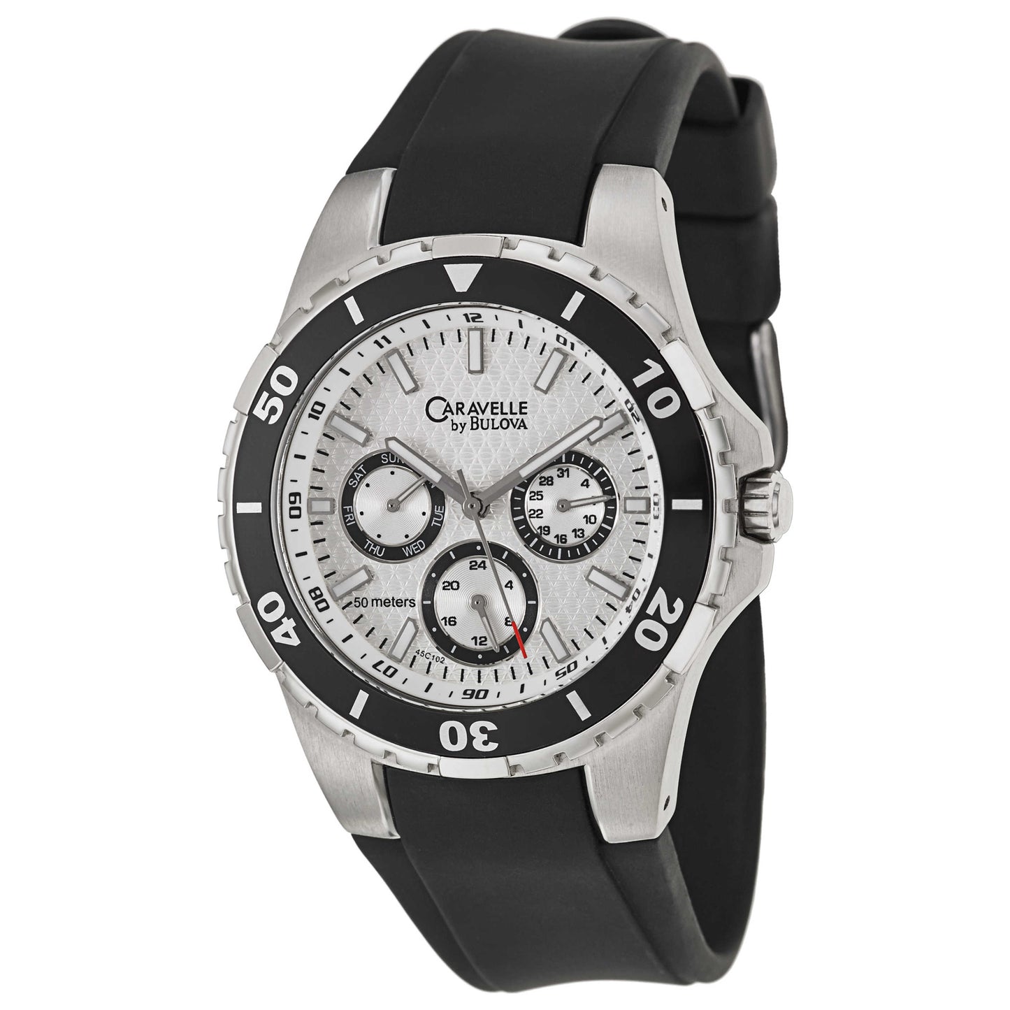 Front view of Caravelle Sport Men's Japanese Quartz (Battery-Powered) Watch 45C102