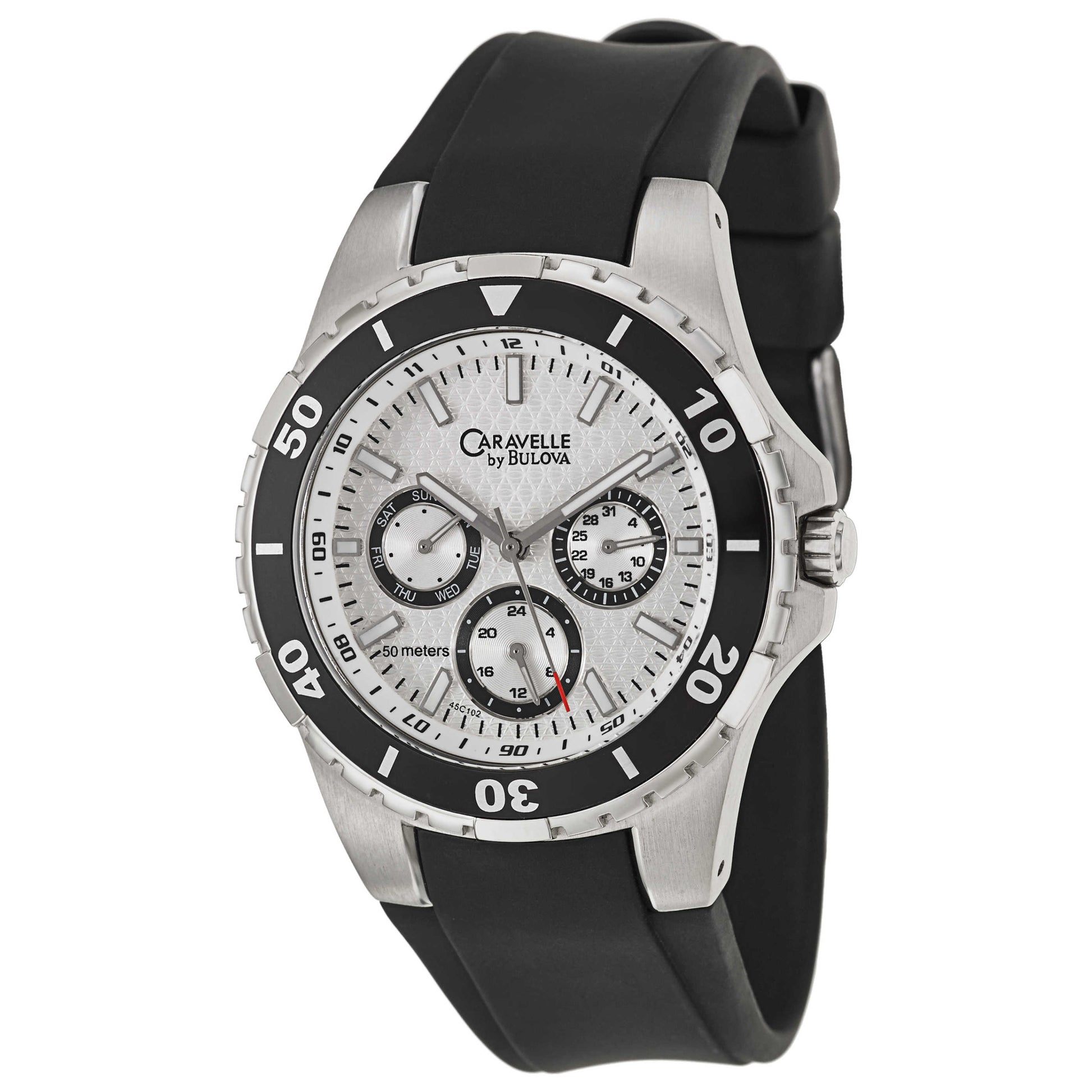 Front view of Caravelle Sport Men's Japanese Quartz (Battery-Powered) Watch 45C102