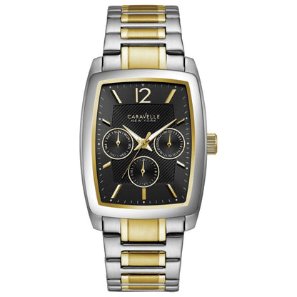 Front view of Caravelle Bracelet Men's Quartz Watch 45C112