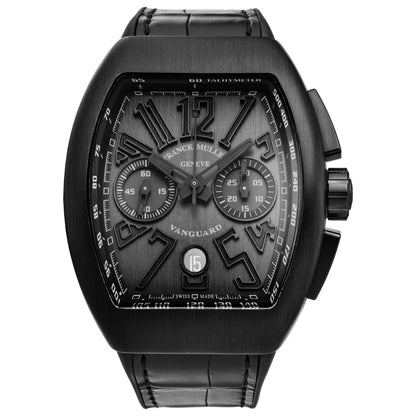Front view of Franck Muller Vanguard Men's Automatic Watch 45CCBLKBLKBLK