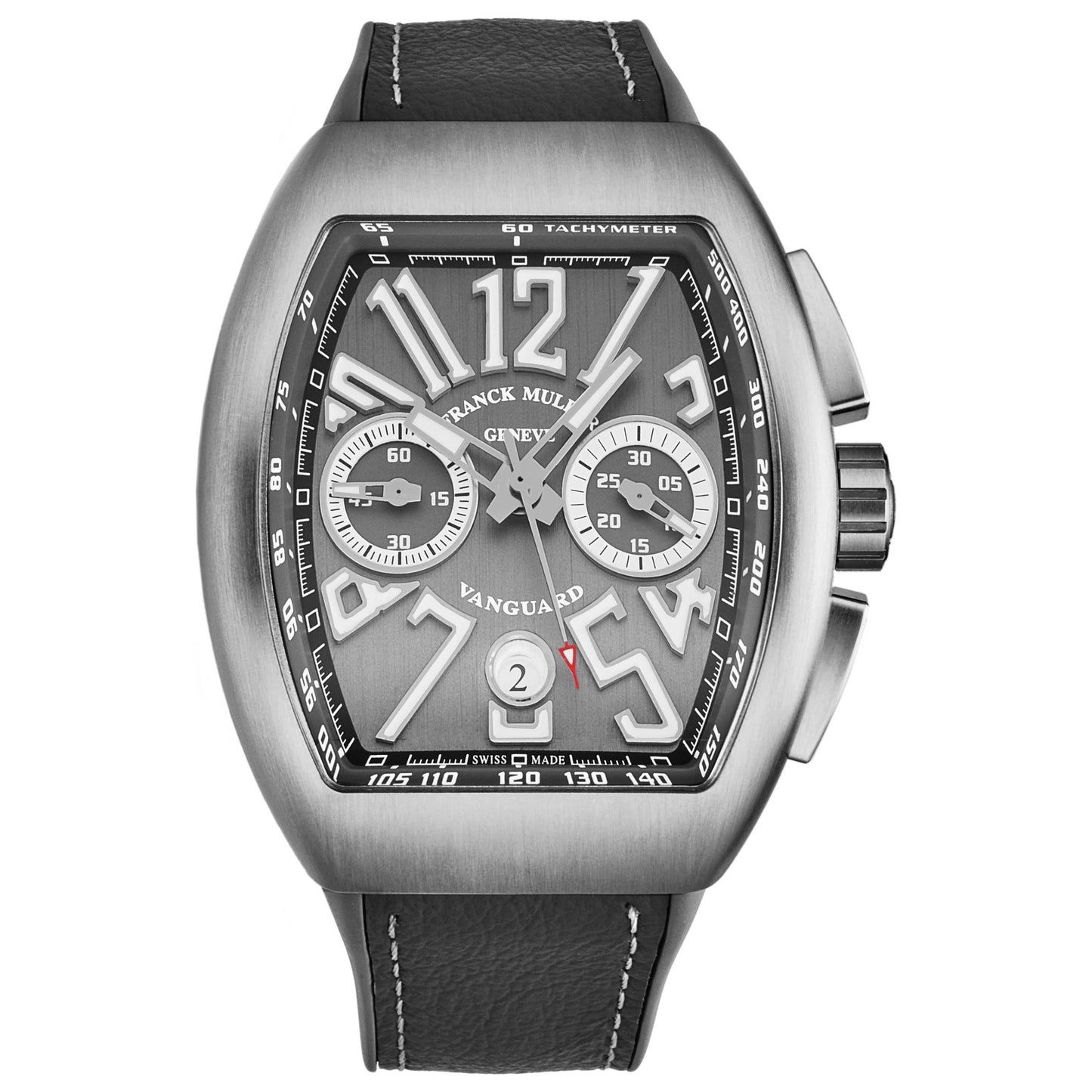 Front view of Franck Muller Vanguard Men's Automatic Watch 45CCBLKBLKGRY-1