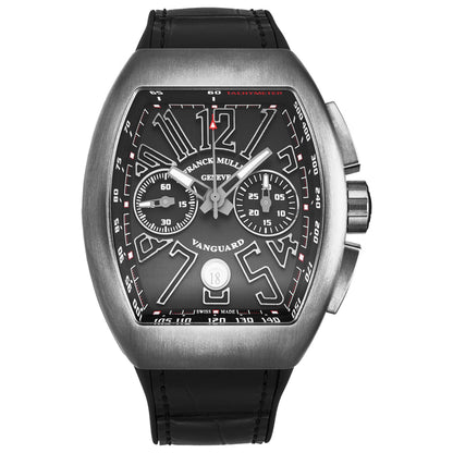 Front view of Franck Muller Vanguard Men's Automatic Watch 45CCBLKBLKGRY-3