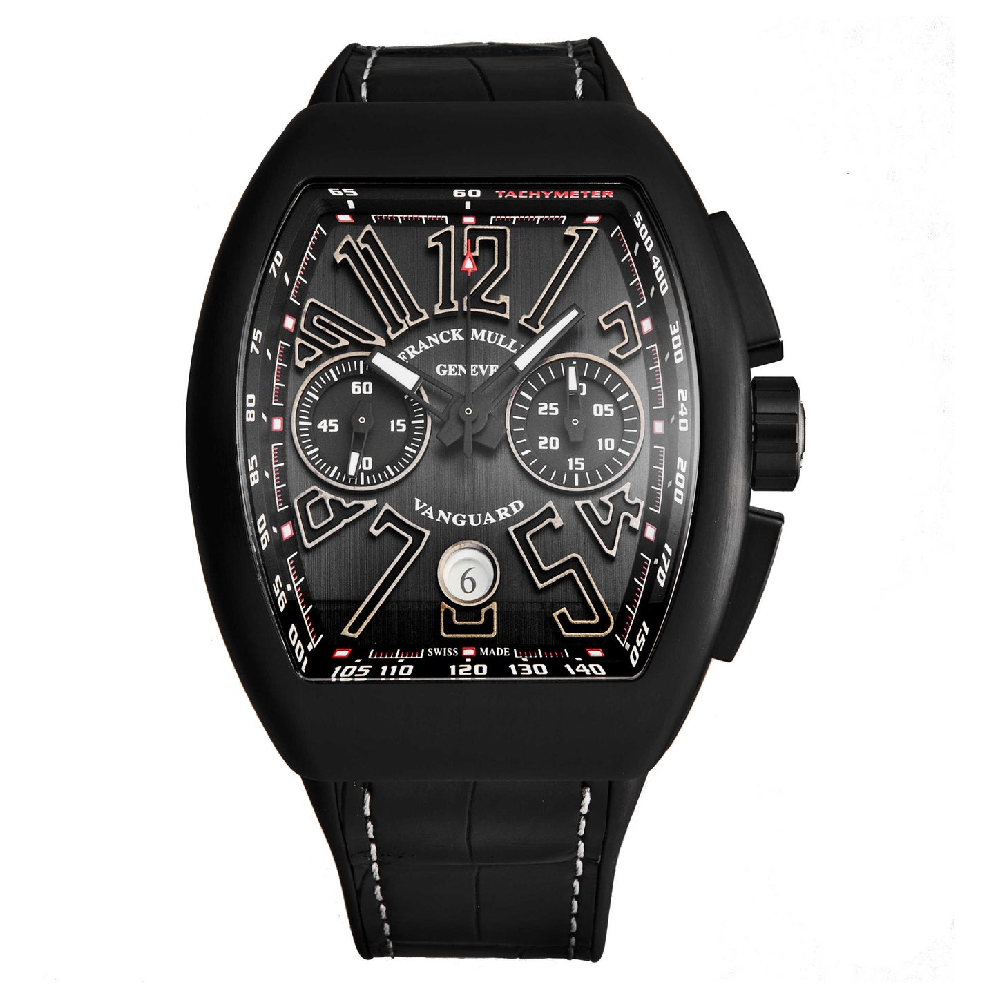 Front view of Franck Muller Vanguard Men's Automatic Watch 45CCTTBRNR