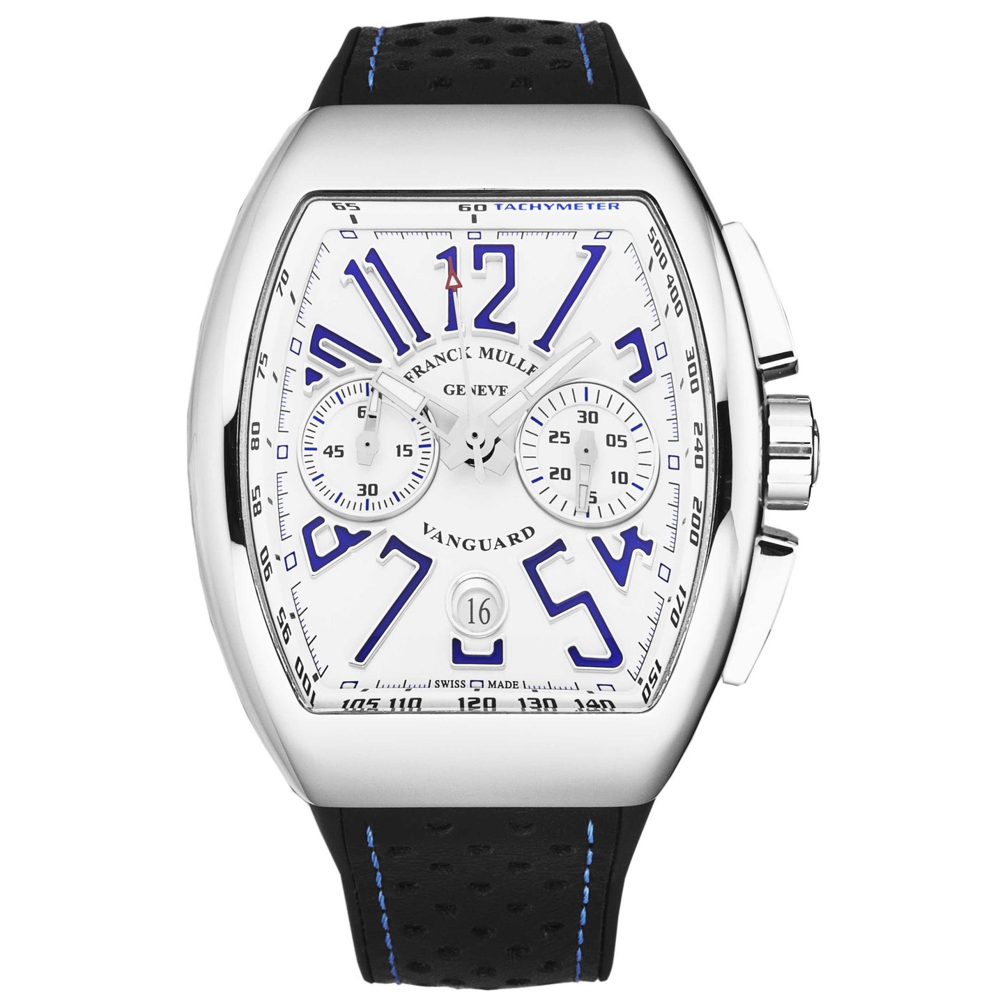 Front view of Franck Muller Vanguard Men's Automatic Watch 45CCWHTBLU-1