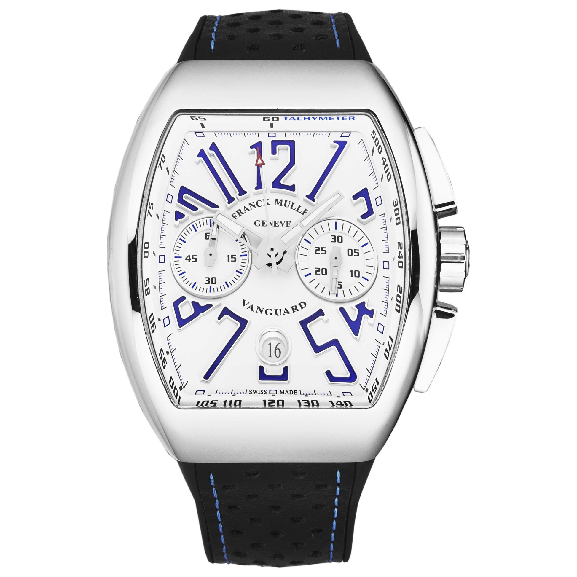 Front view of Franck Muller Vanguard Men's Automatic Watch 45CCWHTBLU-1