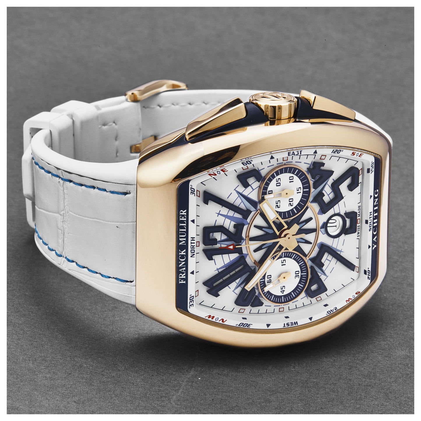 Franck Muller Vanguard Yachting Men's Automatic Watch 45CCYACHTGLDWHT - Image #5