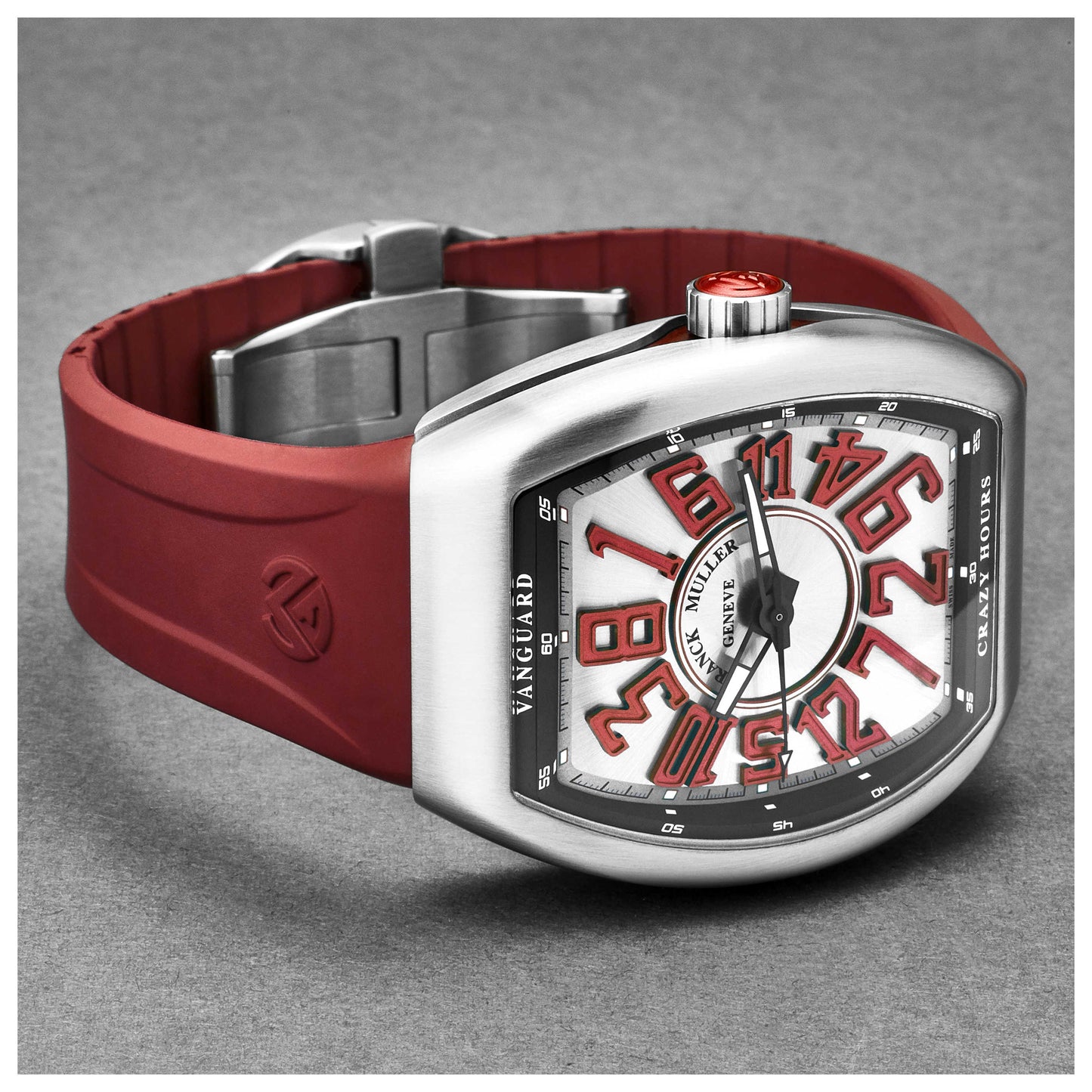 Franck Muller Vanguard Crazy Hours Men's Automatic Watch 45CHACBRRDRBR - Image #3
