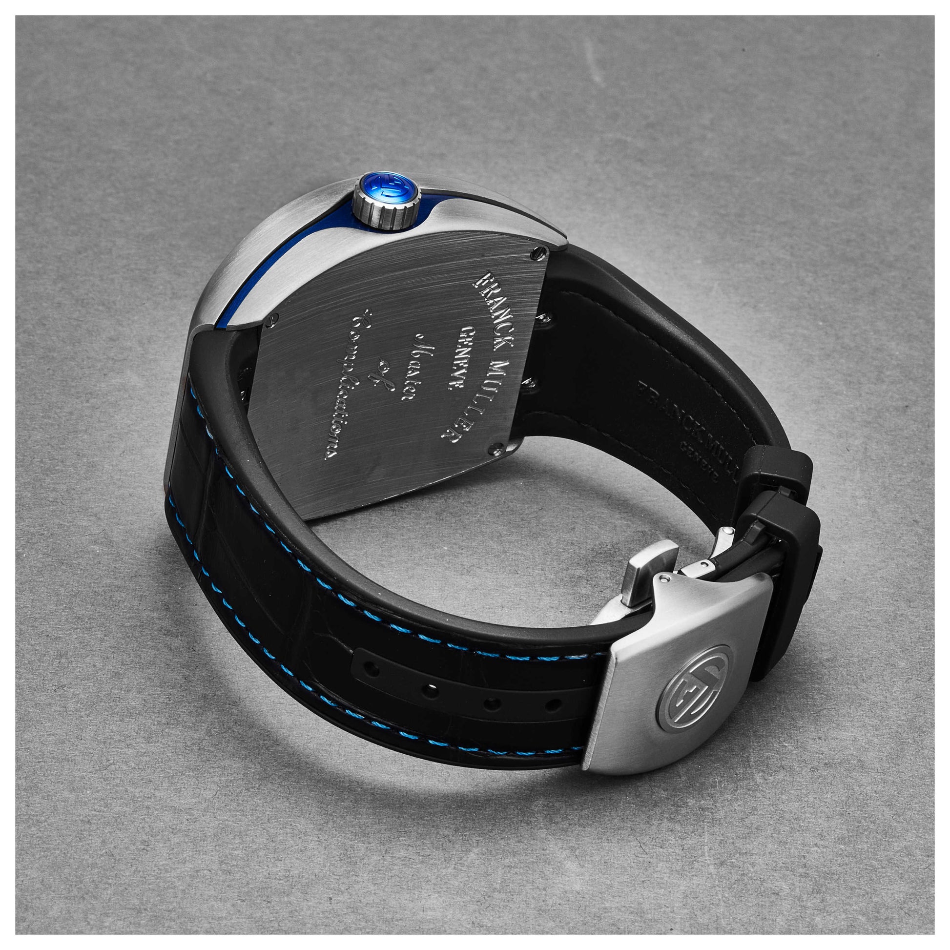 Franck Muller Vanguard Crazy Hours Men's Automatic Watch 45CHTTBRBLSIL - Image #2