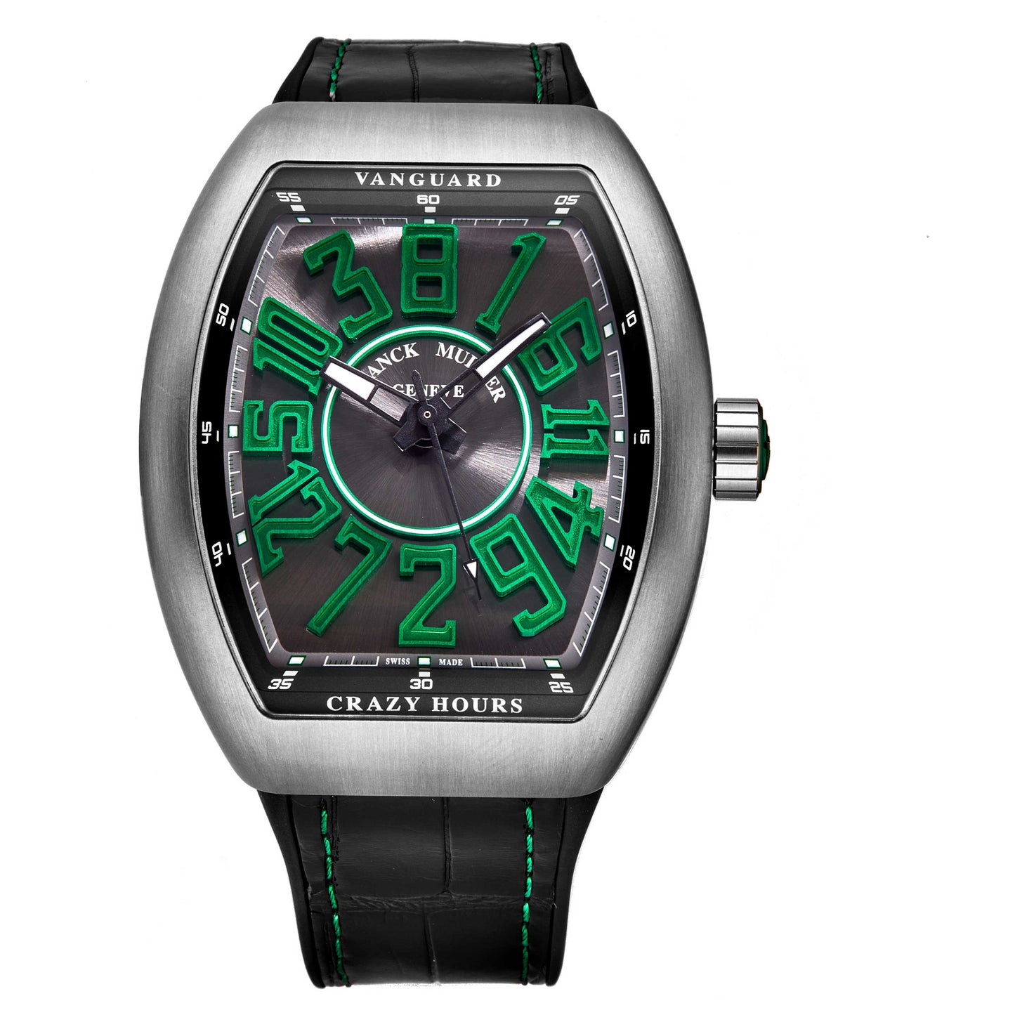 Front view of Franck Muller Vanguard Men's Automatic Watch 45CHTTBRVR