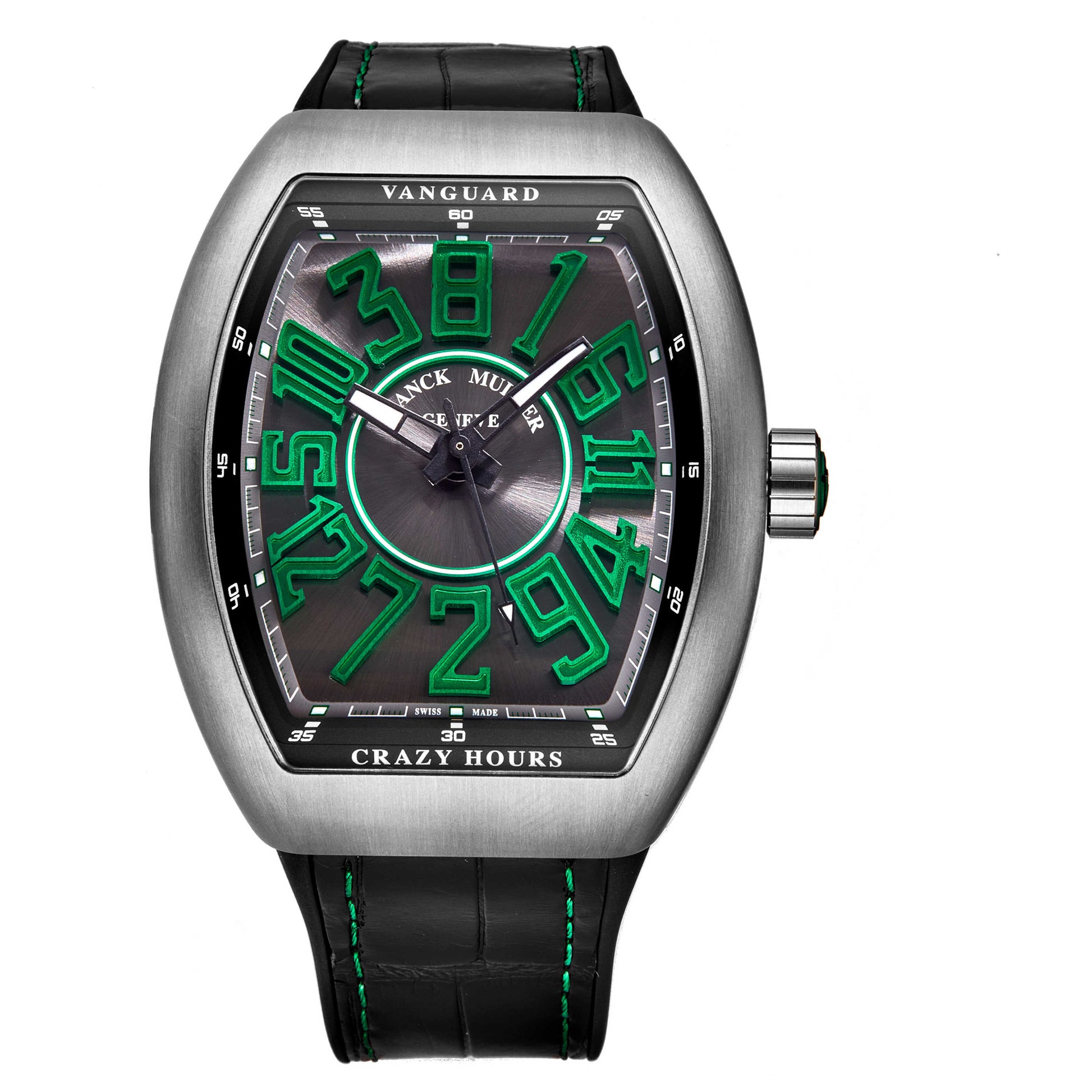 Front view of Franck Muller Vanguard Men's Automatic Watch 45CHTTBRVR