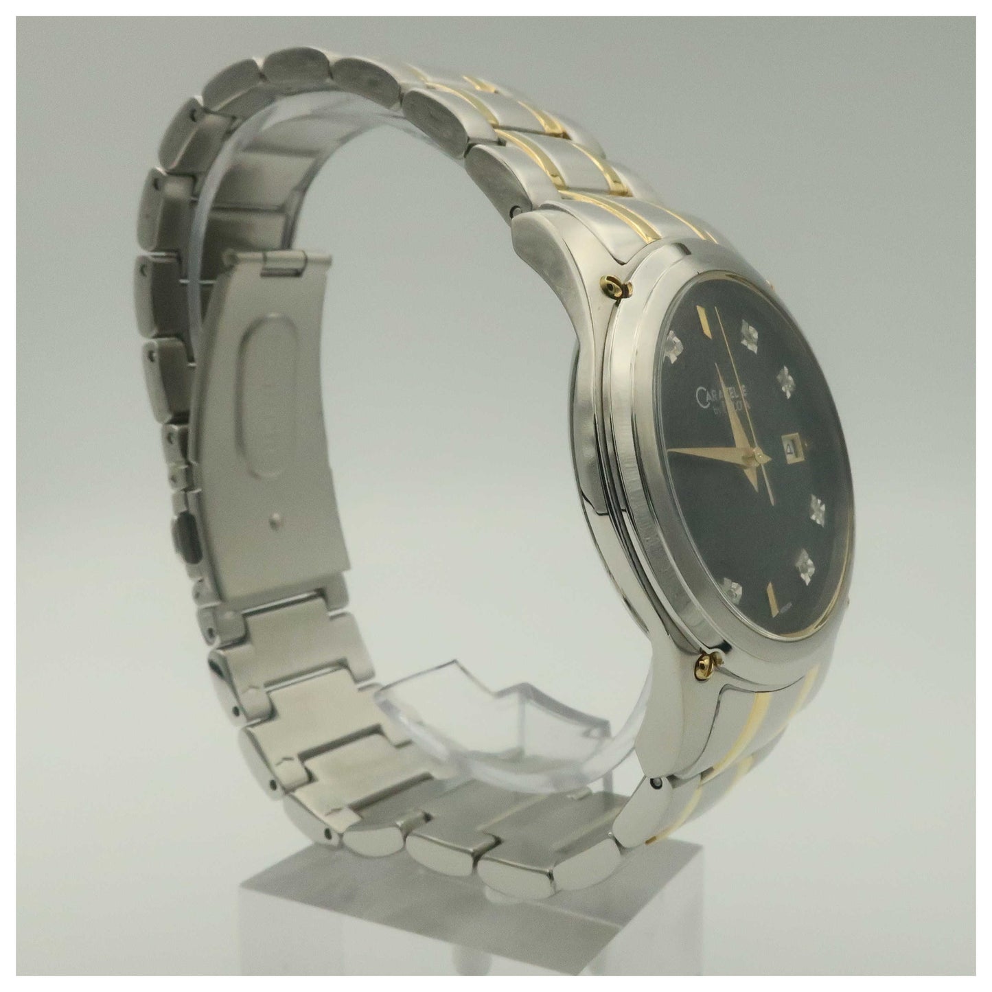 Caravelle Diamond Men's Quartz Watch 45D104-SD - Image #3