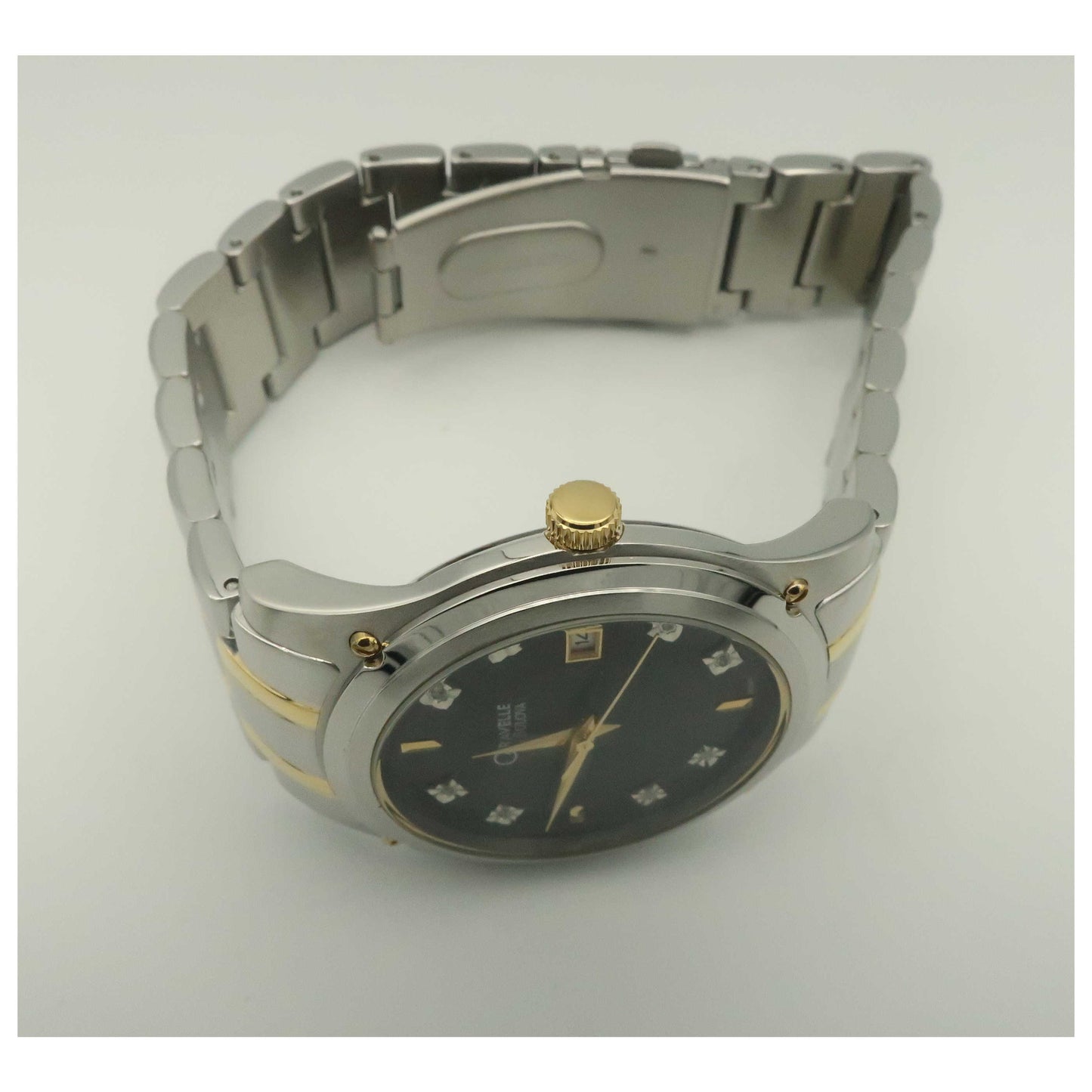 Caravelle Diamond Men's Quartz Watch 45D104-SD - Image #8