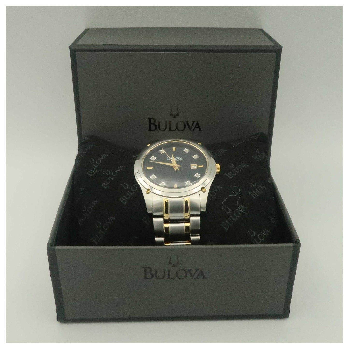 Caravelle Diamond Men's Quartz Watch 45D104-SD - Image #6