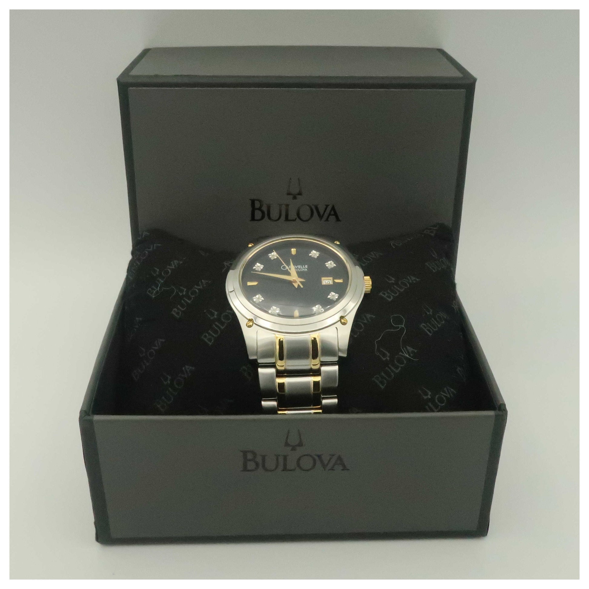 Caravelle Diamond Men's Quartz Watch 45D104-SD - Image #6