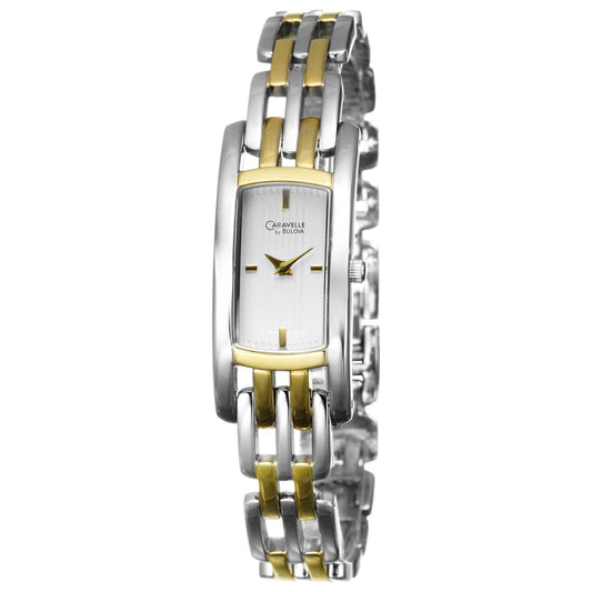 Front view of Caravelle Bracelet Women's Watch 45L103