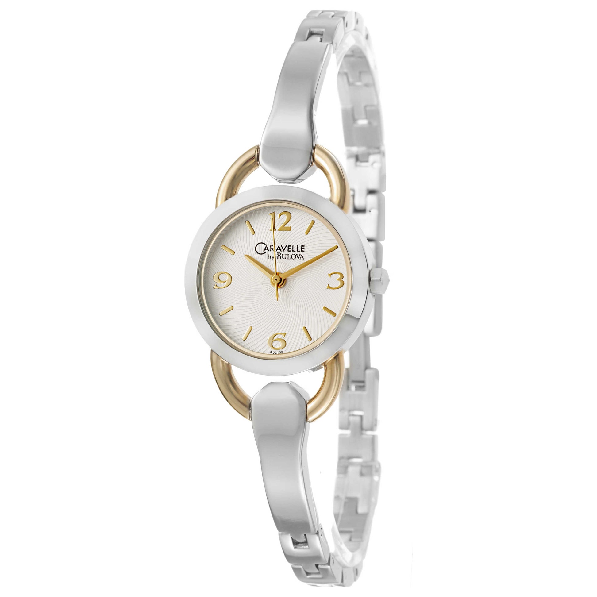 Front view of Caravelle Bracelet Women's Quartz Watch 45L109