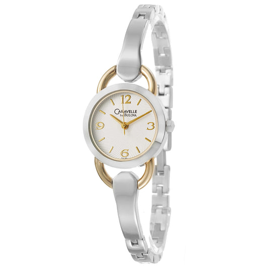 Front view of Caravelle Bracelet Women's Quartz Watch 45L109