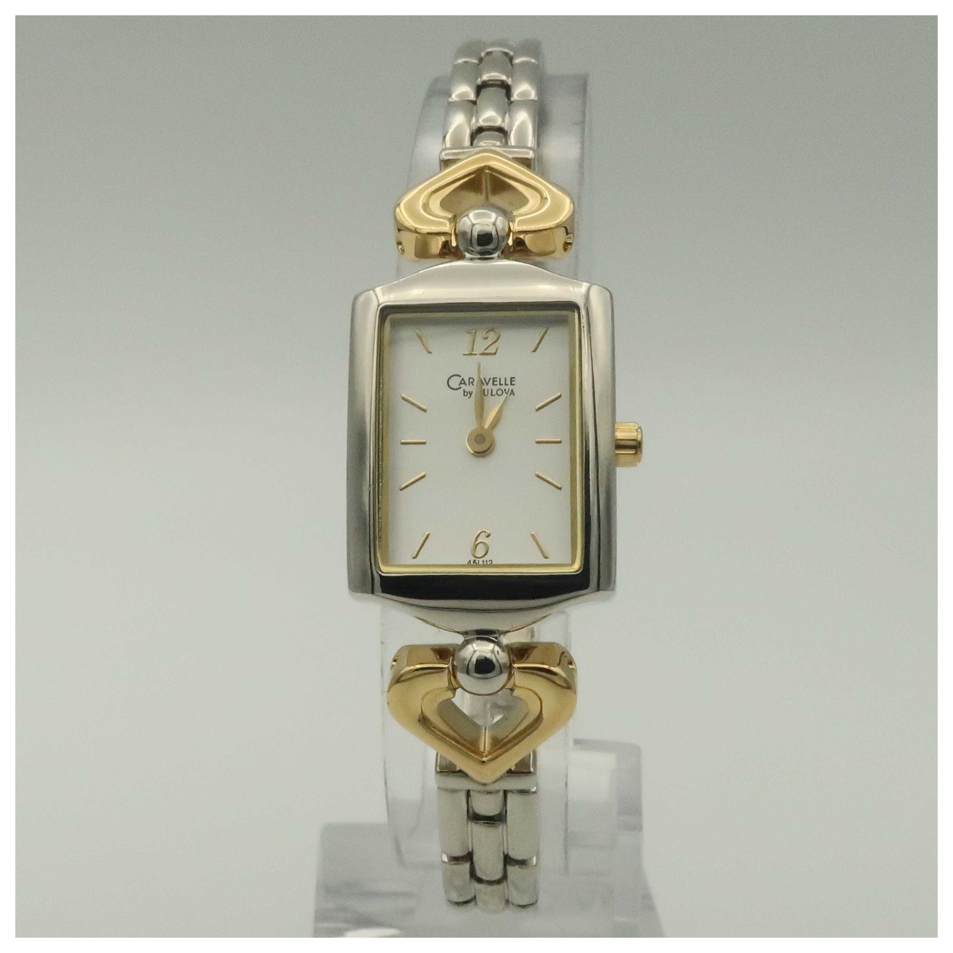 Front view of Caravelle Bracelet Women's Quartz Watch 45L112-PO