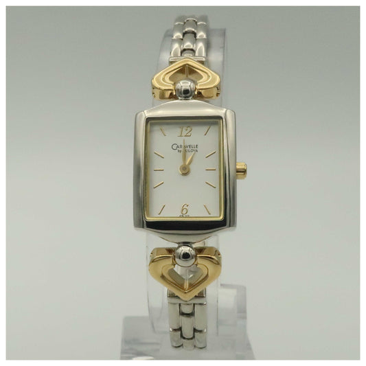 Front view of Caravelle Bracelet Women's Quartz Watch 45L112-PO