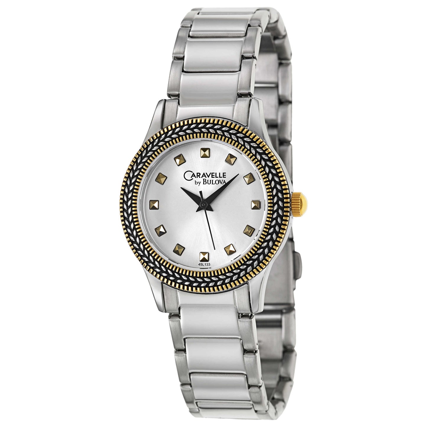 Front view of Caravelle Bracelet Women's Japanese Quartz (Battery-Powered) Watch 45L133