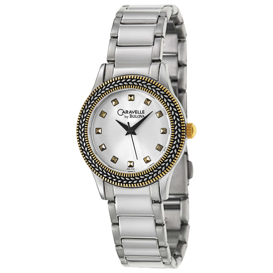 Front view of Caravelle Bracelet Women's Japanese Quartz (Battery-Powered) Watch 45L133