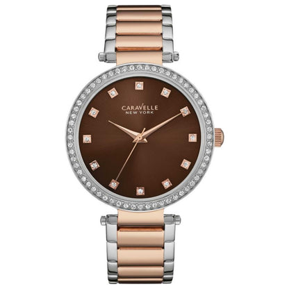 Front view of Caravelle by Bulova New York Women's Quartz Watch 45L152