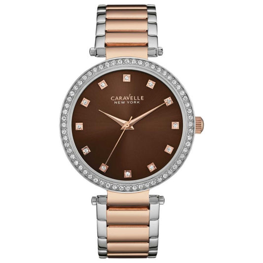 Front view of Caravelle by Bulova New York Women's Quartz Watch 45L152
