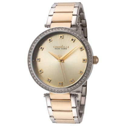 Front view of Caravelle by Bulova New York Women's Quartz Watch 45L154