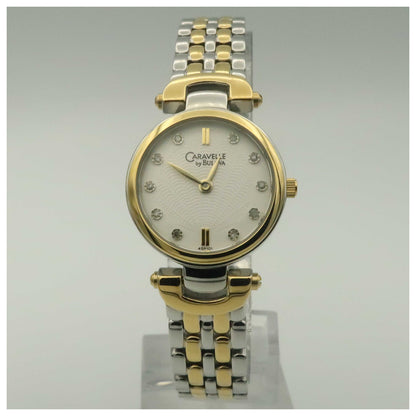 Front view of Caravelle Diamond Women's Quartz Watch 45P101-SD