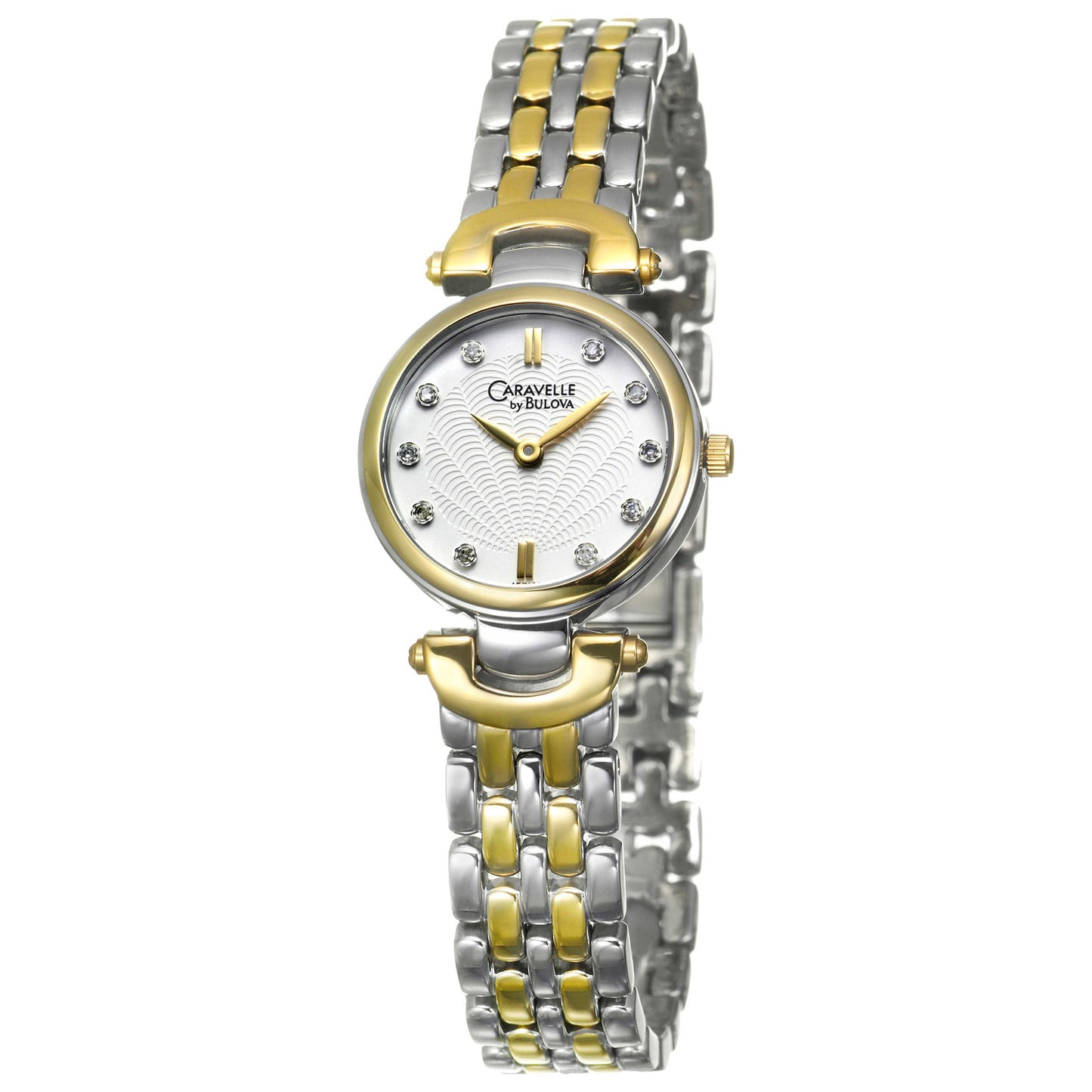 Front view of Caravelle Diamond Women's Quartz Watch 45P101