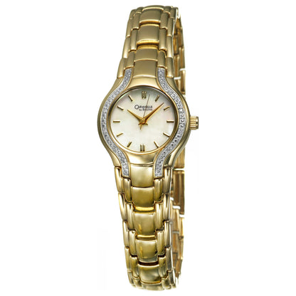 Front view of Caravelle Diamond Women's Quartz Watch 45R000