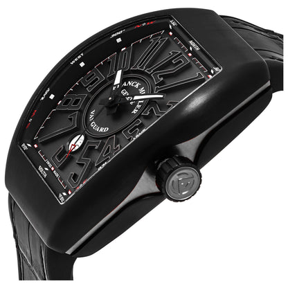Back view of Franck Muller Vanguard Men's Automatic Watch 45SCBLKBLKSIL