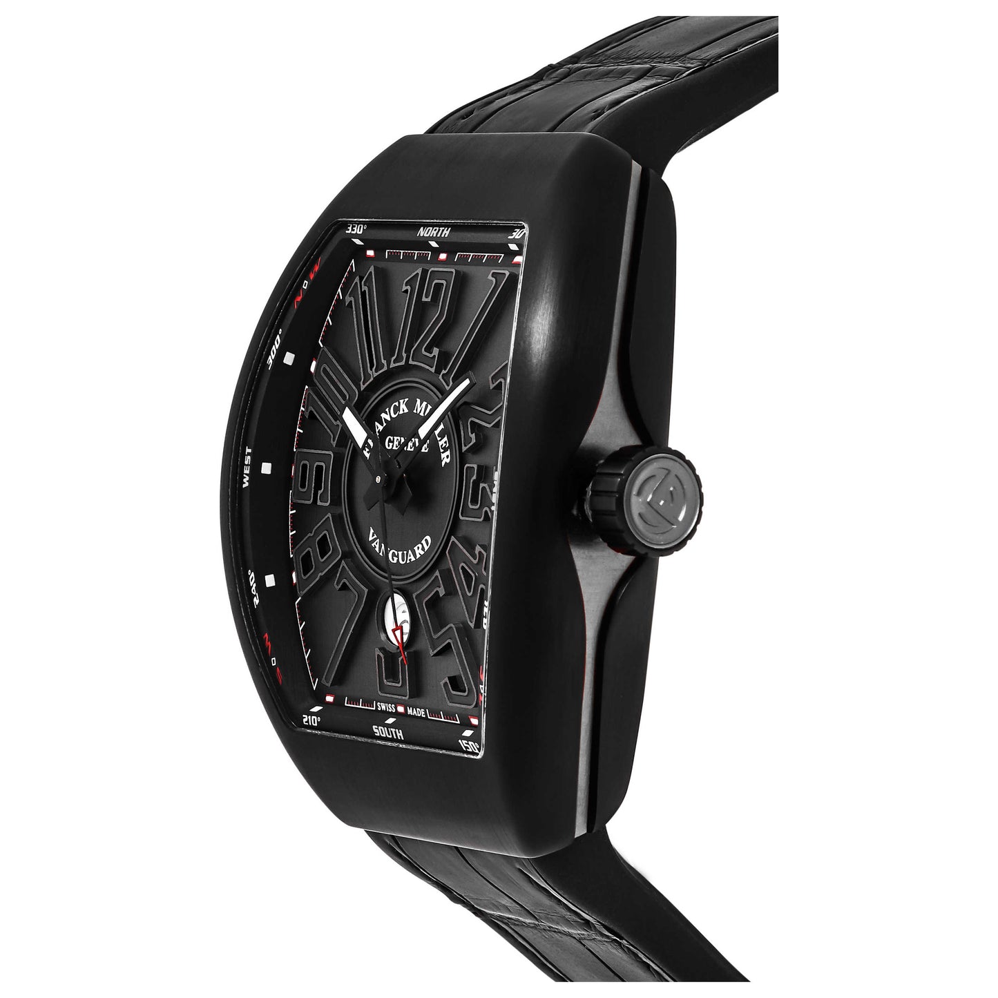 Franck Muller Vanguard Men's Automatic Watch 45SCBLKBLKSIL - Image #5