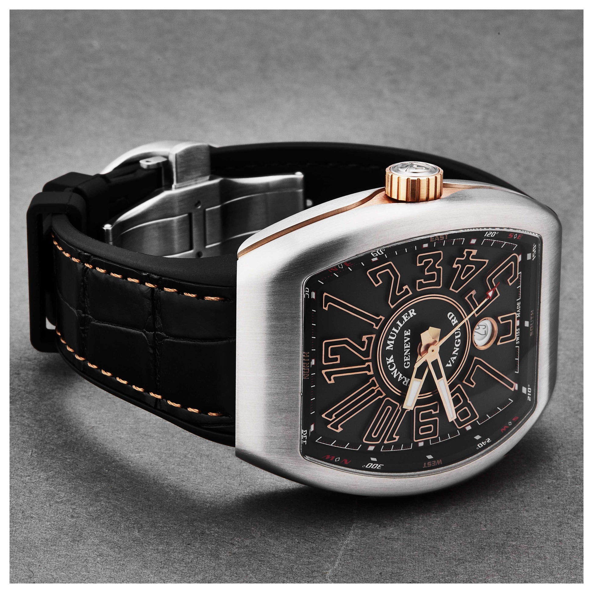 Franck Muller Vanguard Men's Automatic Watch 45SCBLKBLKSTG5N - Image #5