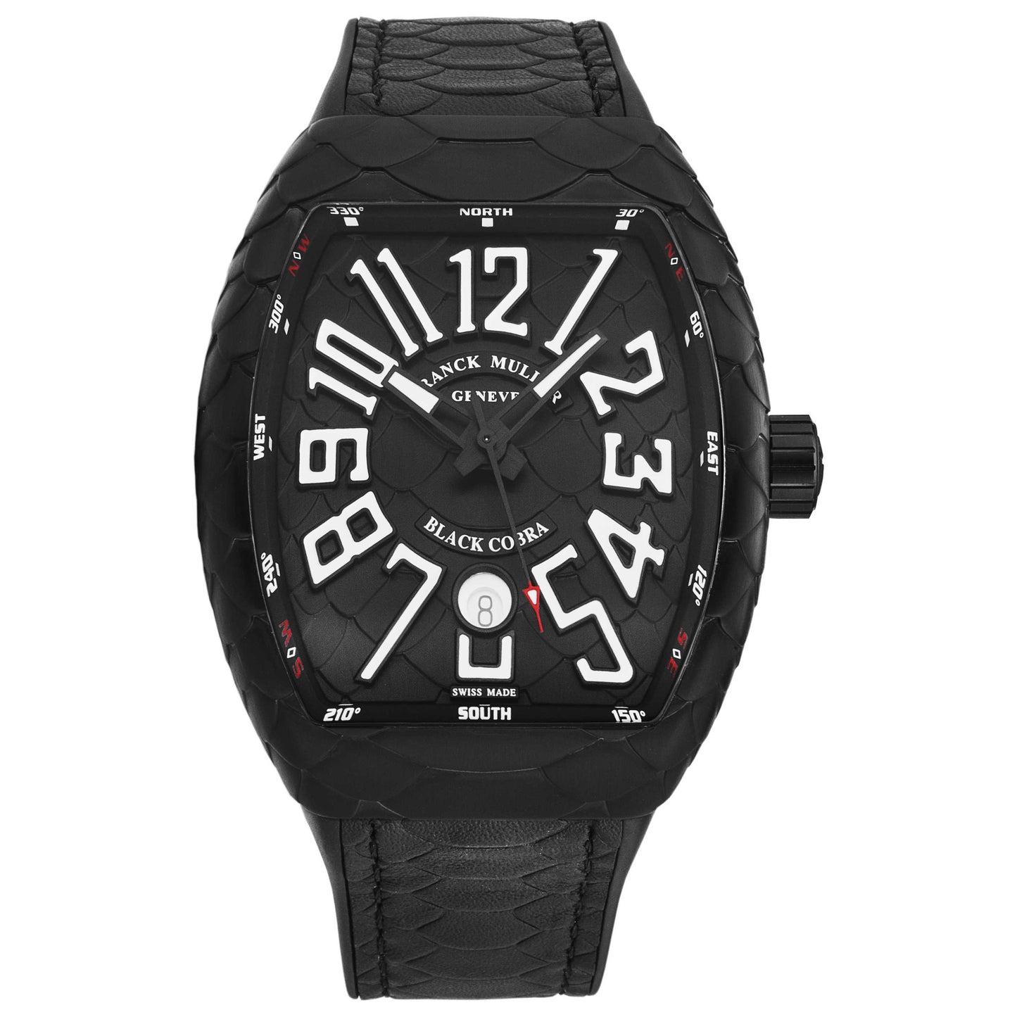 Front view of Franck Muller Vanguard Men's Automatic Watch 45SCCOBRABLK
