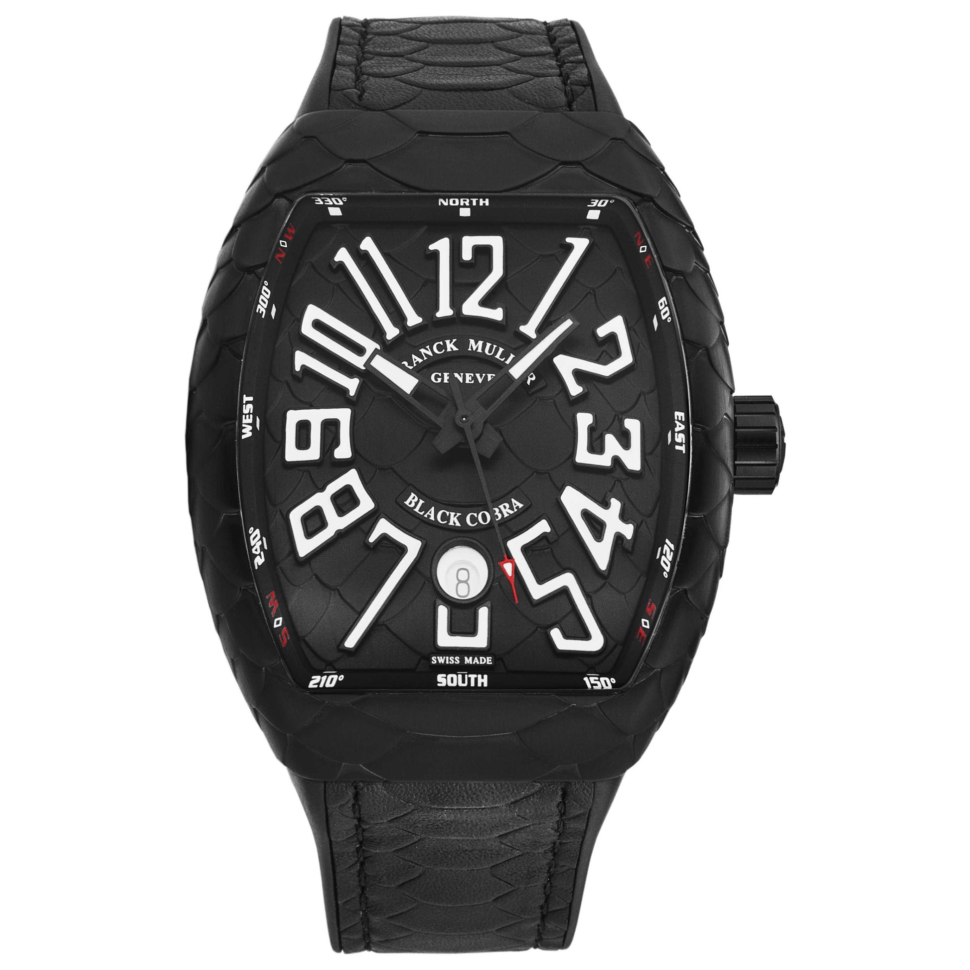 Front view of Franck Muller Vanguard Men's Automatic Watch 45SCCOBRABLK