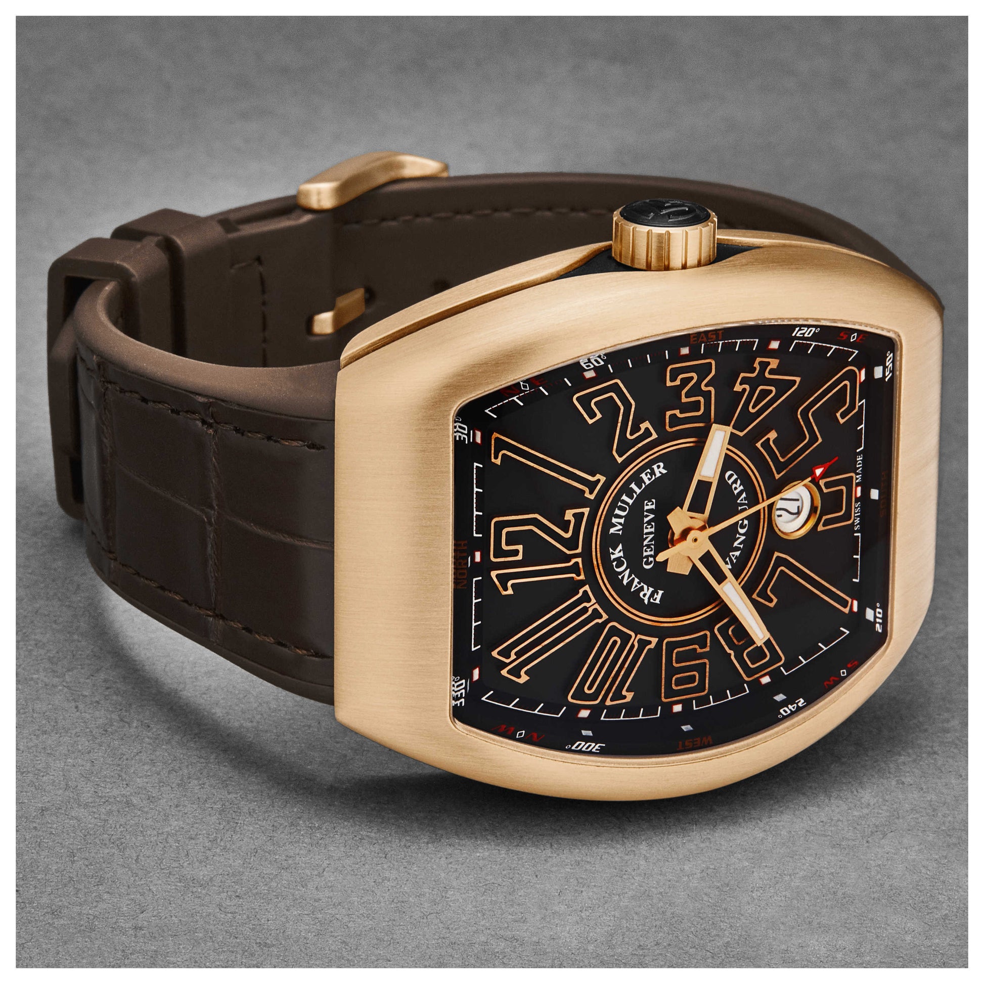 Franck Muller Vanguard Men's Automatic Watch 45SCGLDGRYGLD-1 - Image #4