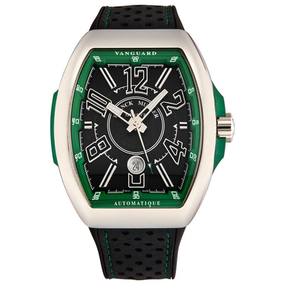 Front view of Franck Muller Vanguard Racing Men's Automatic Watch 45SCRACINGBLKGR