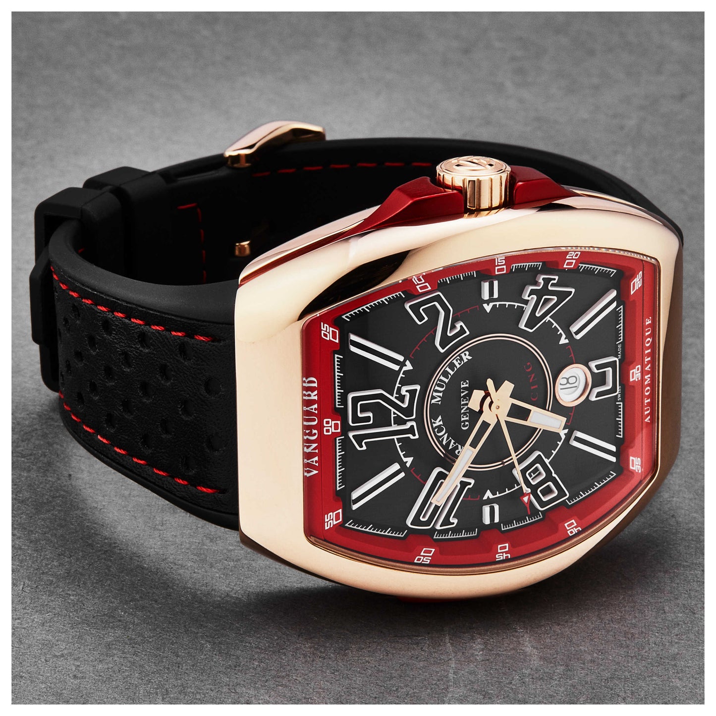 Franck Muller Vanguard Racing Men's Automatic Watch 45SCRCGBLKGLDRD - Image #5