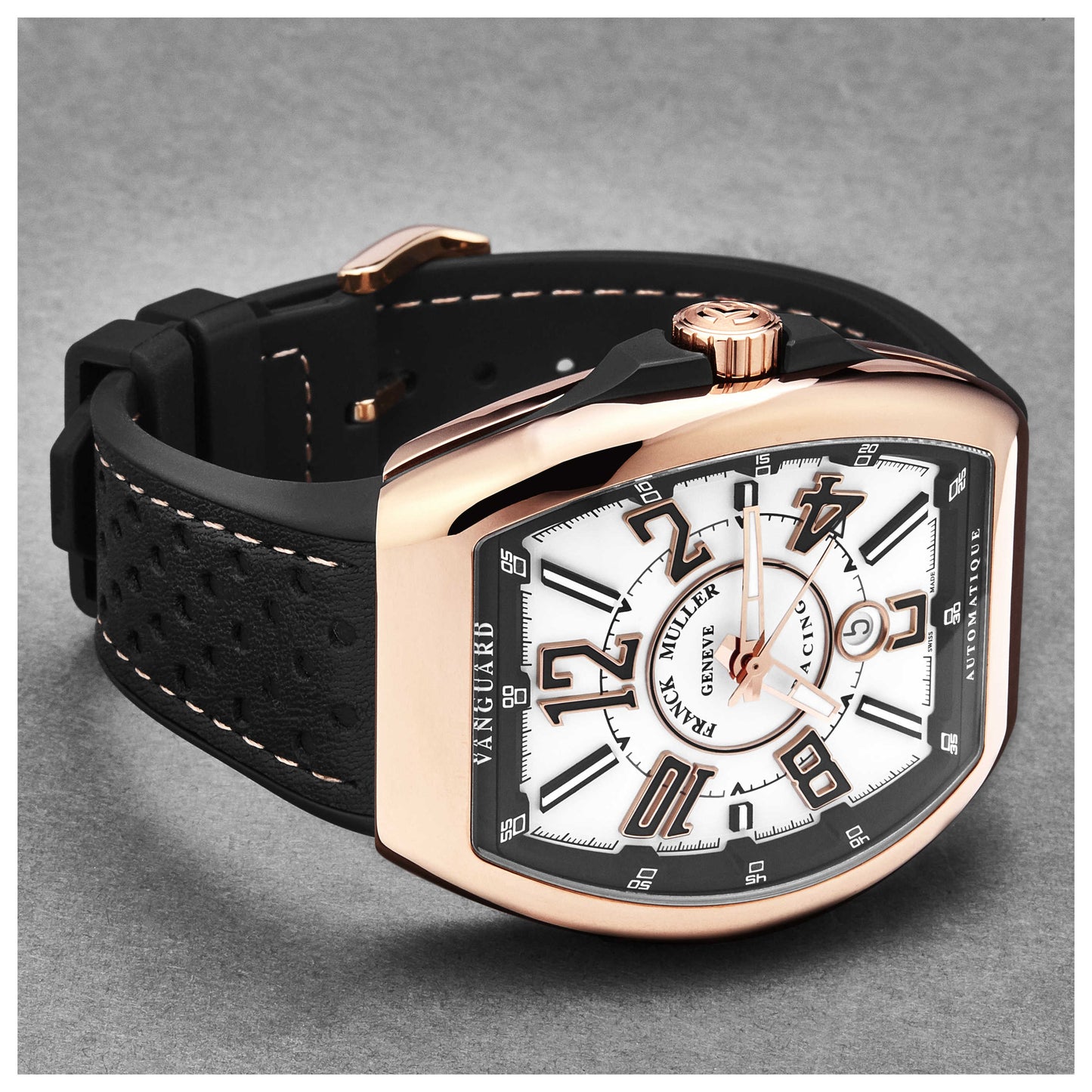 Franck Muller Vanguard Racing Men's Automatic Watch 45SCRCINGWHTGLD - Image #3