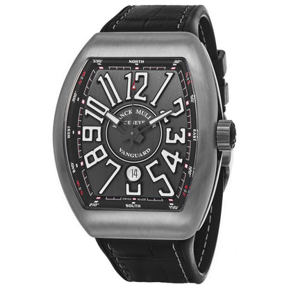 Front view of Franck Muller Vanguard Men's Automatic Watch 45SCTTBRNRGRYWH